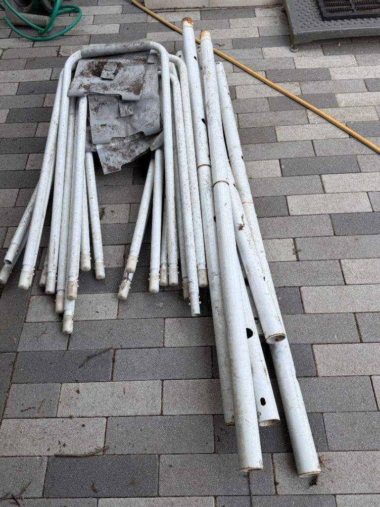 Free Metal Frame Parts for swimming pool