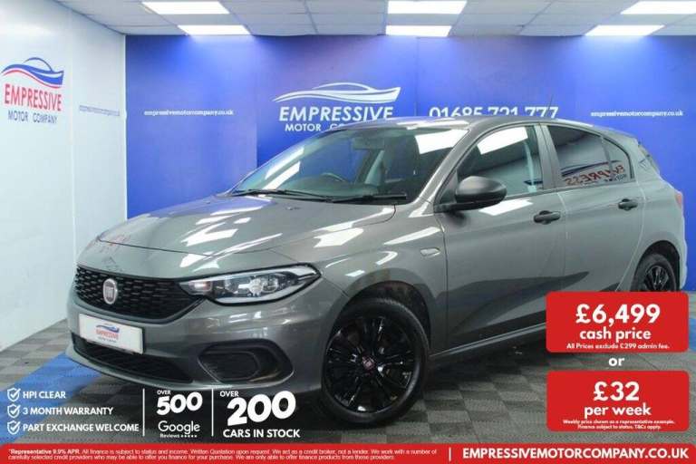2020 70 FIAT TIPO 1.4 MPI EASY HATCHBACK 5DR PETROL MANUAL EURO 6 (95 PS)