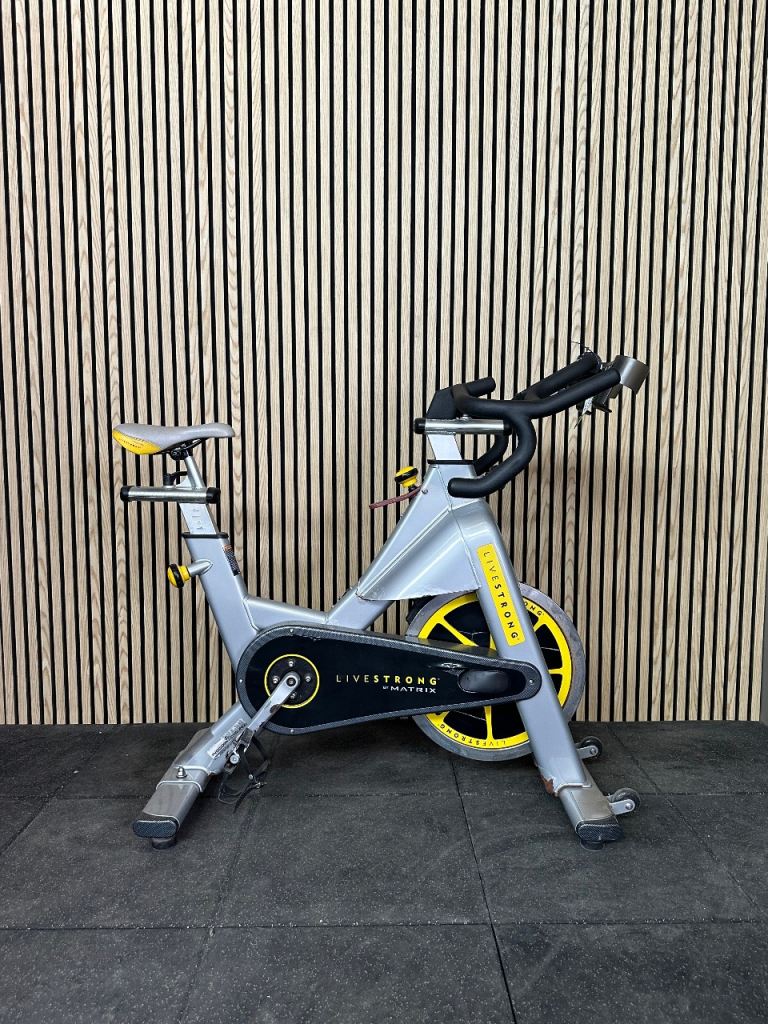 Matrix LiveStrong Indoor Exercise Bike Silver, Working No Monitor