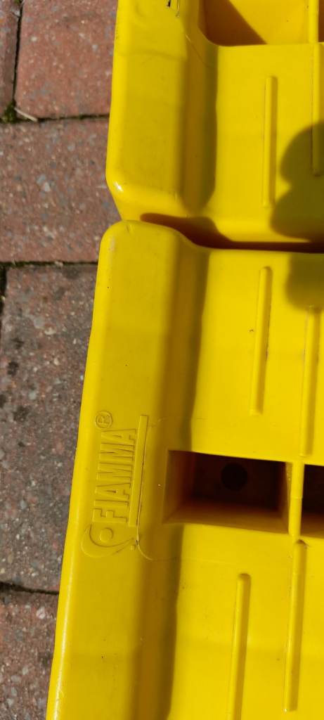 Two sets of Fiamma level up ramps