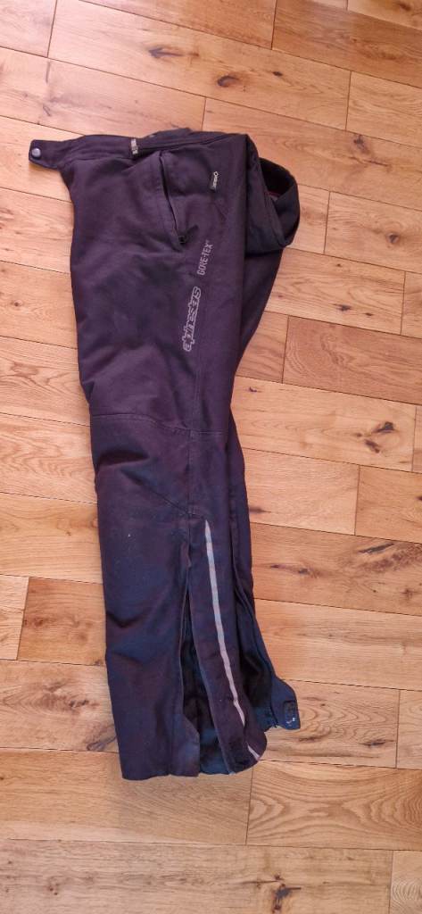 Alpinestars Goretex motorcycle trousers. 