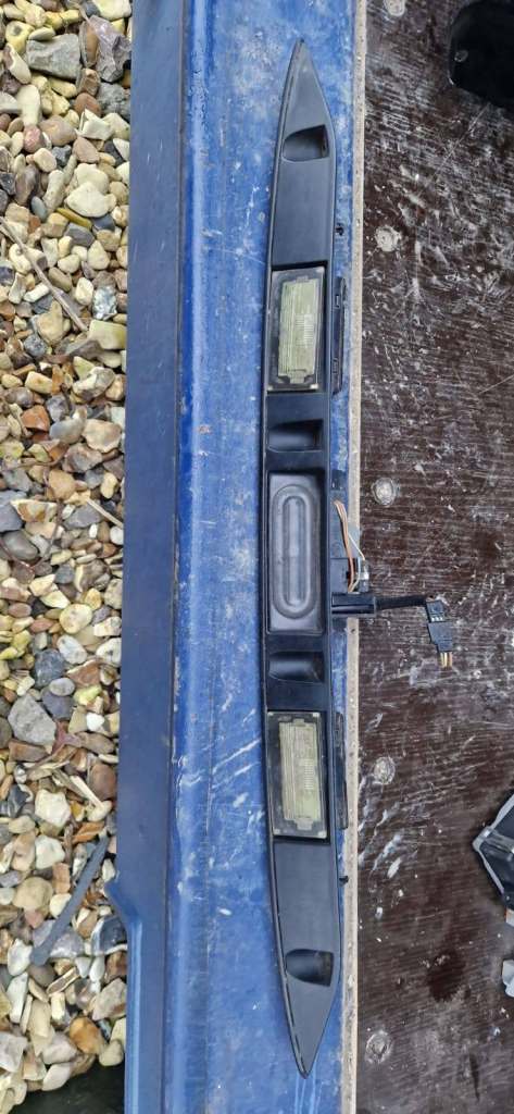 Mini Cooper 01-06 R50 R52 R53 Rear Boot Tailgate Handle Plate Lights 7167530