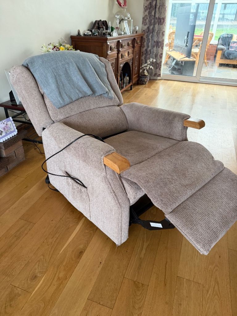 Comfortable Recliner Armchair with Power Lift - Good Condition