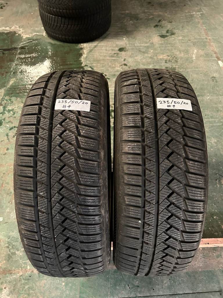 2 x 235/50 R20 Continental Winter Contact (6.4-6.7mm)