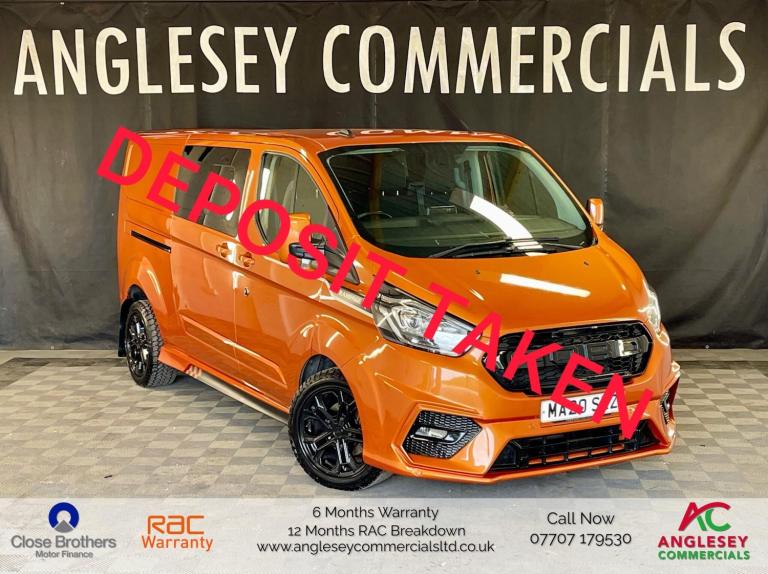 2020 Ford Transit Custom 2.0 320 EcoBlue Limited Crew Van L2 H1 Euro 6 (s/s) 5dr (6 Seat) PANEL V...