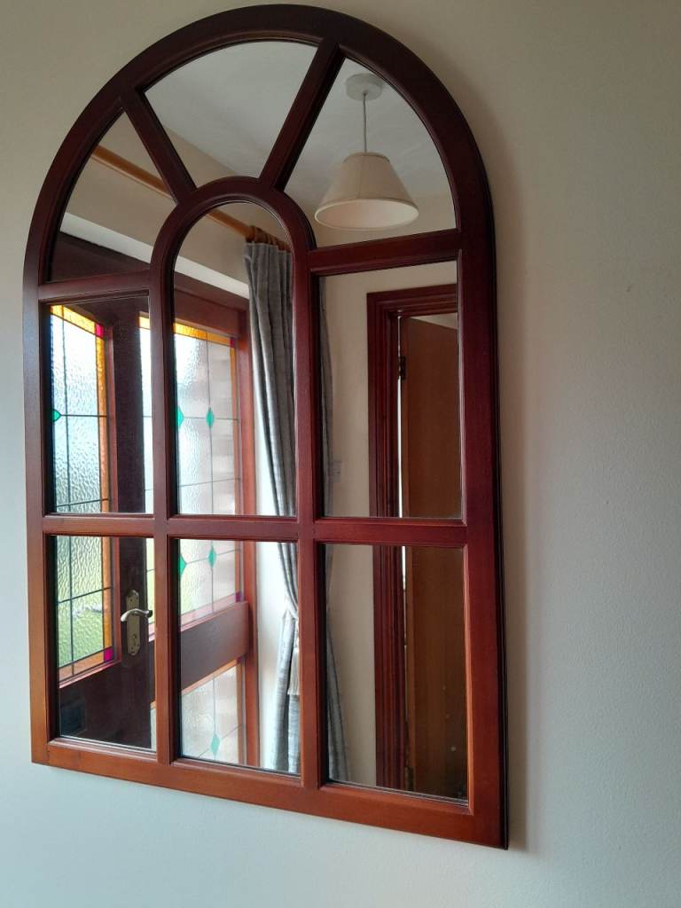 Solid Mahogany Mirror