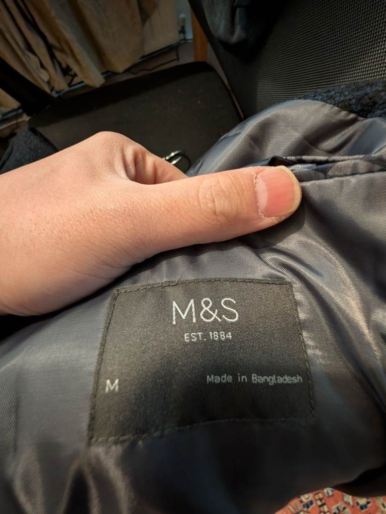 M&S Men’s Wool Blend Blazer – Size M, Great Condition