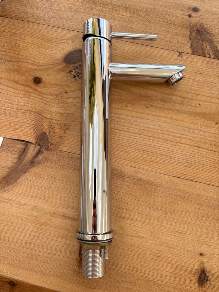 Lusso Luxe Tall Basin Tap 1020DHC - Chrome Finish, Brand New
