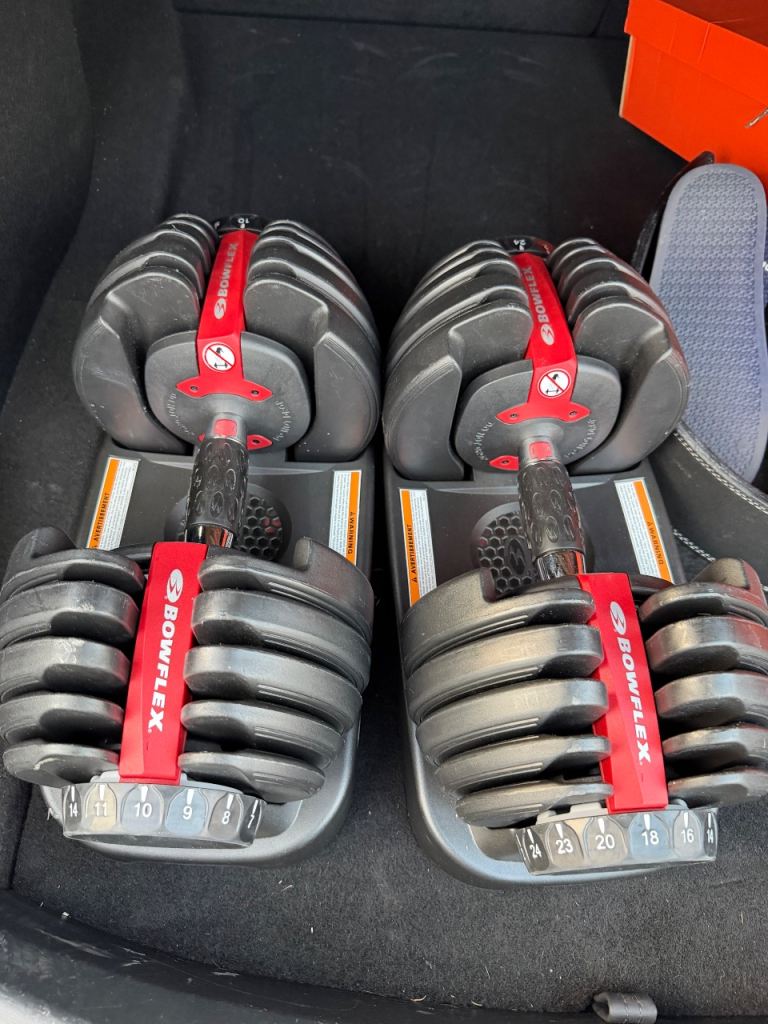 Bowflex SelectTech 552 Adjustable Dumbbells - Pair, As Good As New