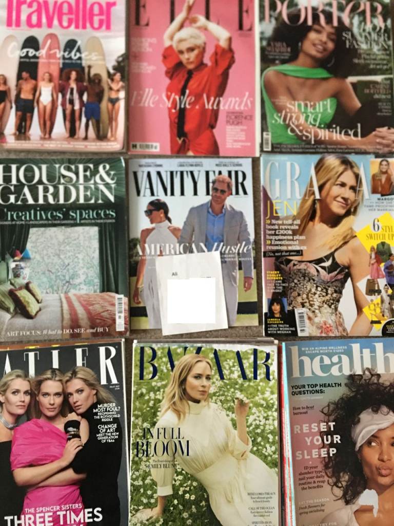 Various Womens Fashion, Lifestyle & Travel Magazines