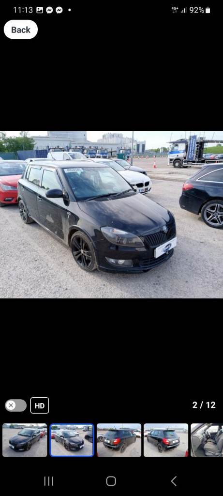 Skoda fabia monte carlo breaking 