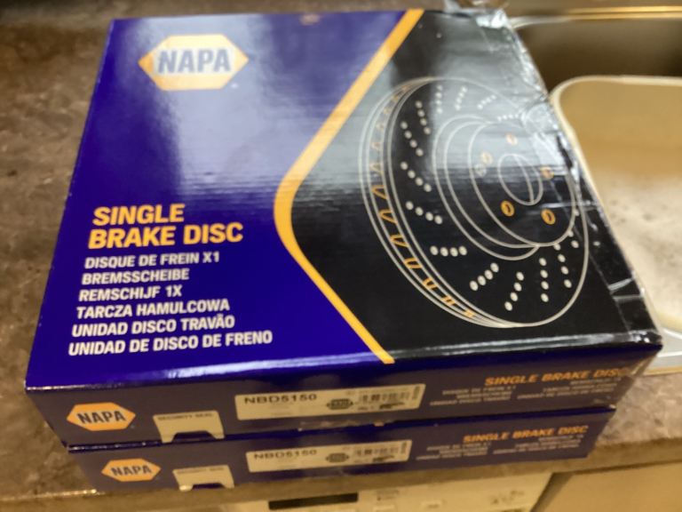 Front discs and pads