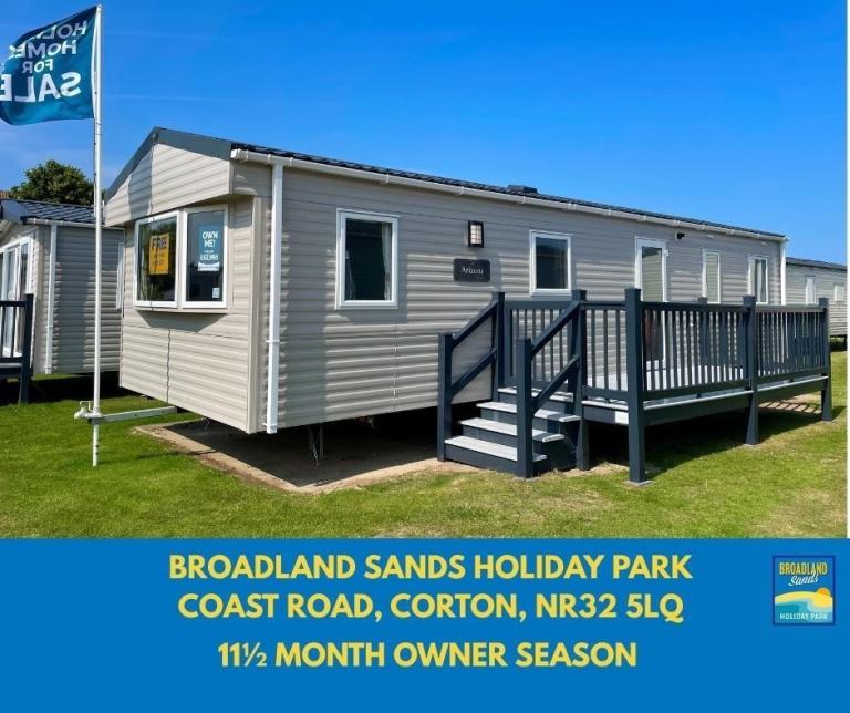 BRAND NEW STATIC CARAVAN FOR SALE ON BROADLAND SANDS HOLIDAY PARK