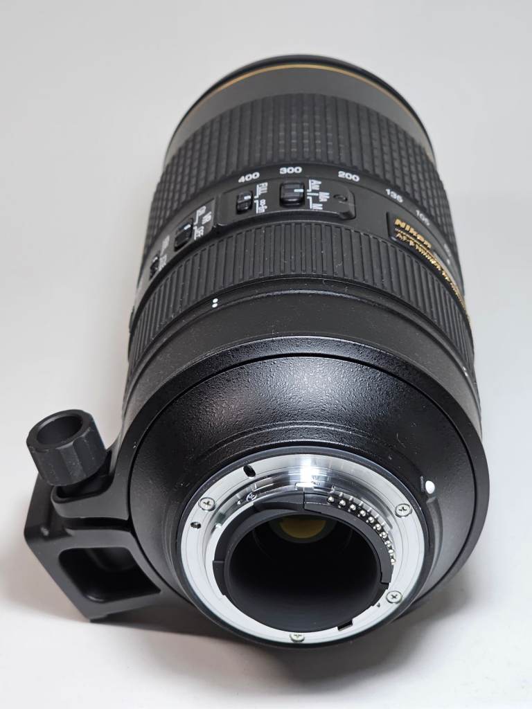 A brand new Nikon AF-S 80-400mm f4.5-5.6G ED IF VR Nano lens. Boxed.