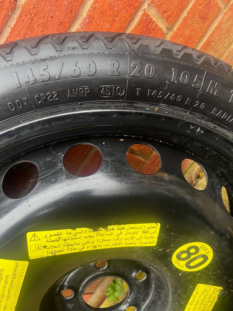 brand-new A7 audi spare tire