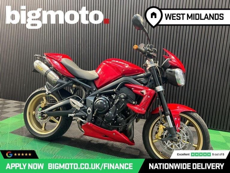 2012 12 TRIUMPH STREET TRIPLE 675 675 R FINANCE SPECIALISTS APPLY NOW