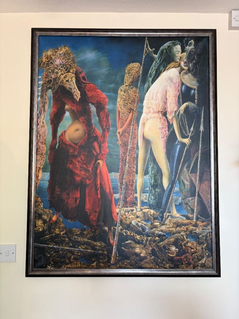 Large Art Print - The Antipope by Max Ernst - collection only