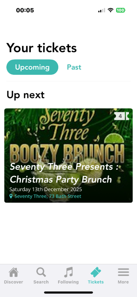 4 tickets for christmas brunch in seventy three in bath st glasgow 