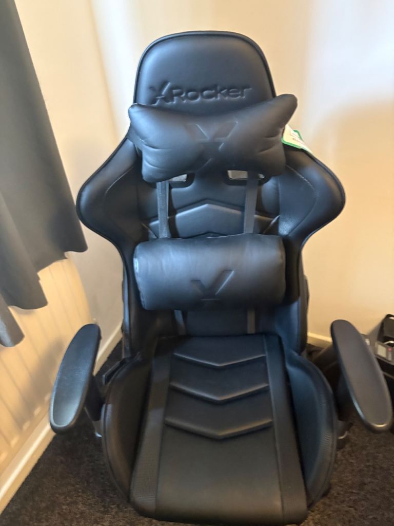 X Rocker Gaming Chair – Black, Good Condition
