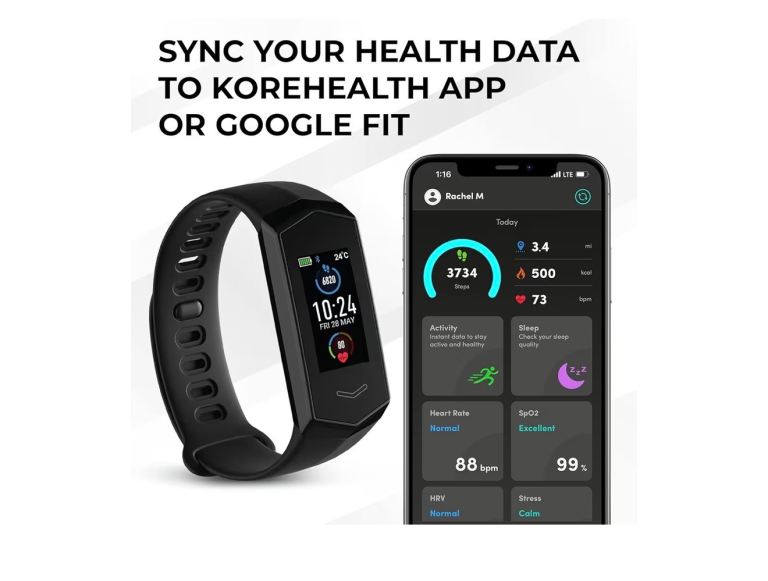 Korehealth Smart Watch – Brand New, Syncs with Google Fit