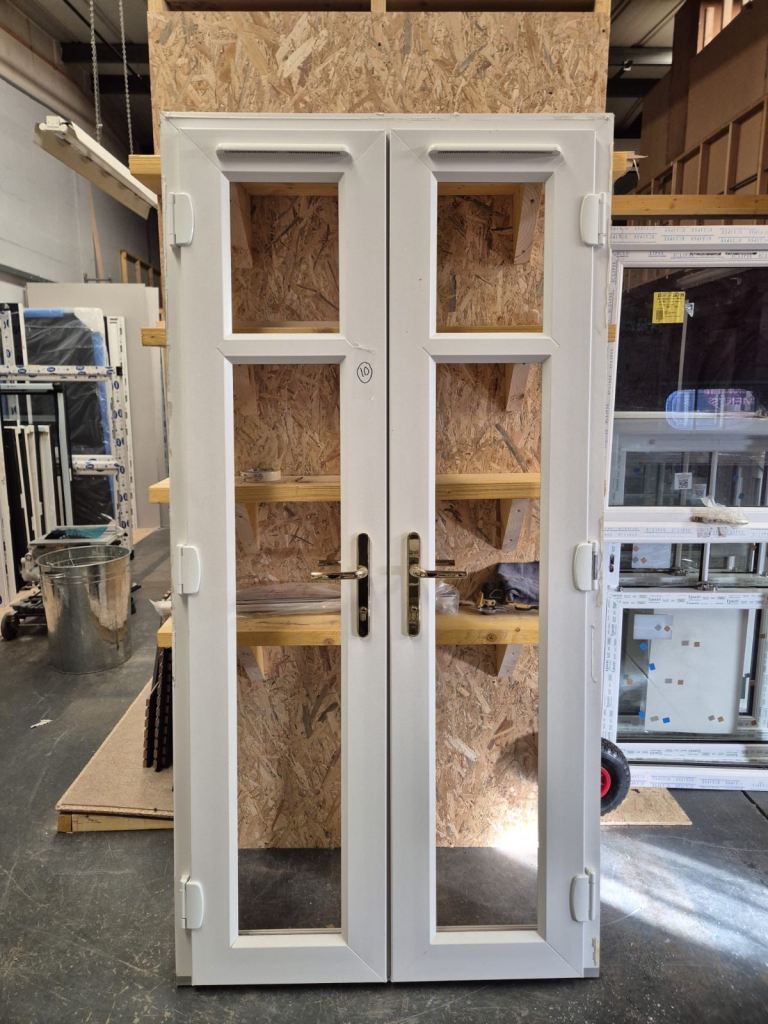WHITE UPVC FRENCH DOORS