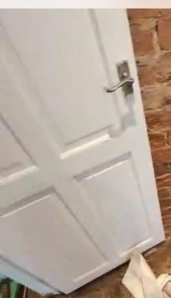 Three white internal doors for sale