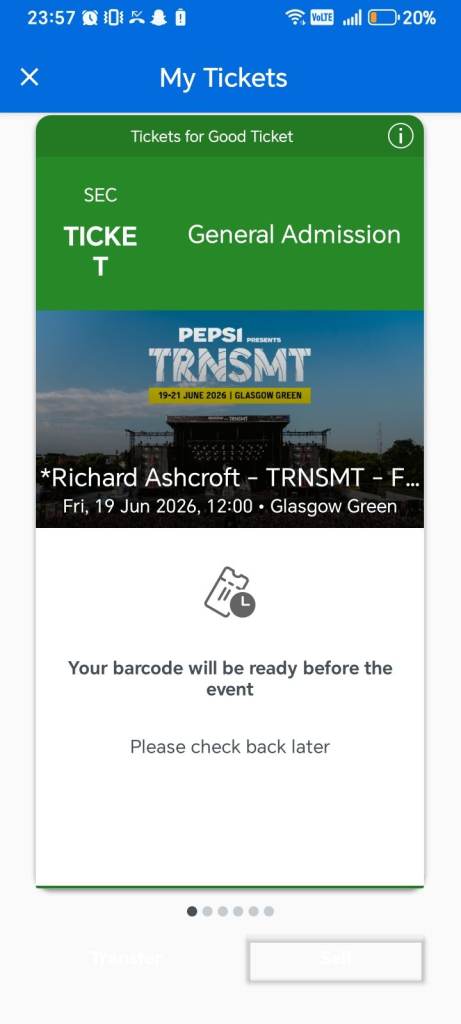  2 Friday transmit tickets 