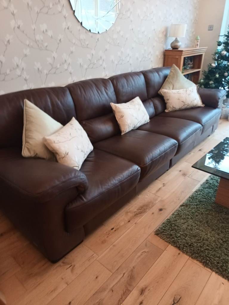 Leather Sofas - 3 & 4 Seater Excellent Condition £450 For Both
