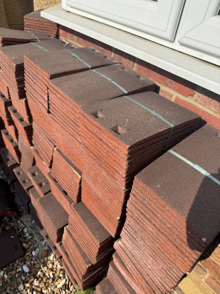 Terreal Rustique Dark Antique clay tiles - BRAND NEW - 50p per tile