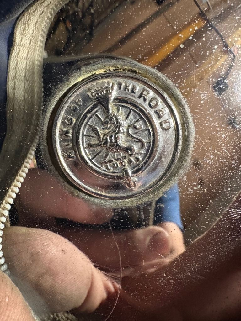 Lucas MBL 147 King of The Road Headlamp’s In Chrome Classic Car Vintage