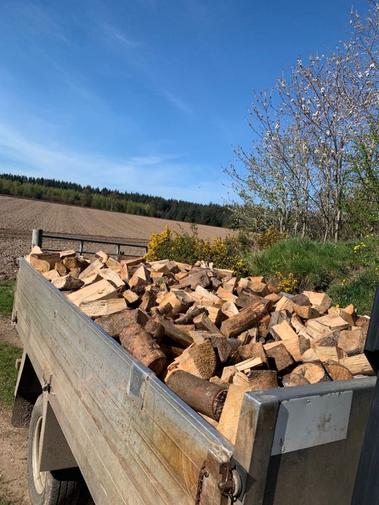 Firewood seasoned 3 cubic meters logs 