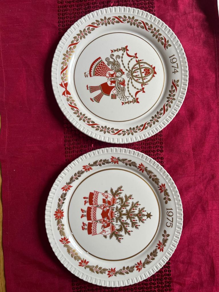 Spode bone china collectable plates 1974 & 1975