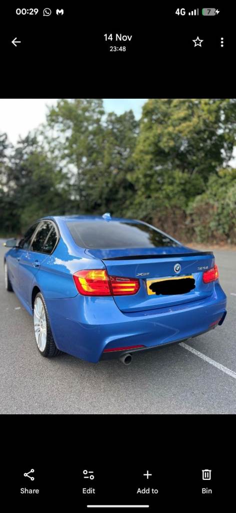 BMW 3 SERIES FULL SET ORIGINAL REAR TAIL LIGHTS F30 F31 F80