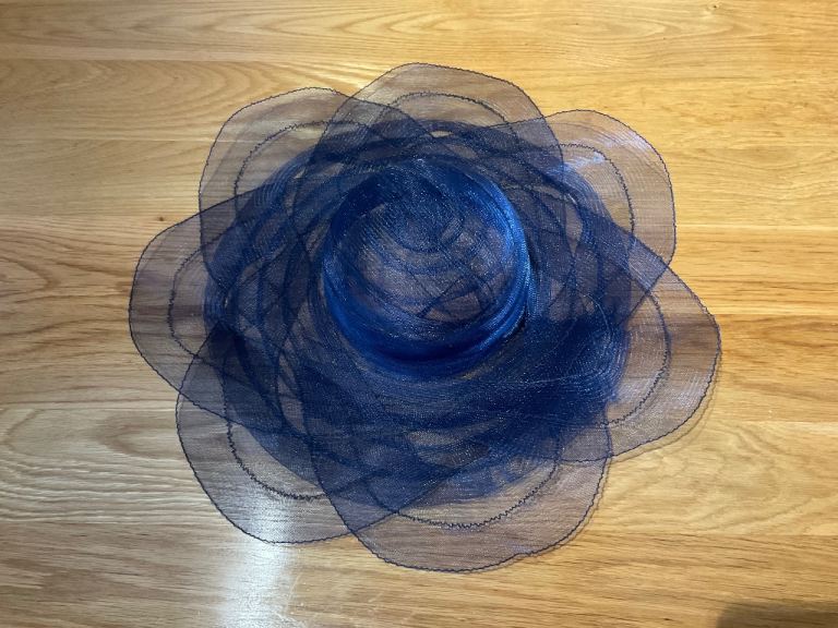 Ladies blue hat