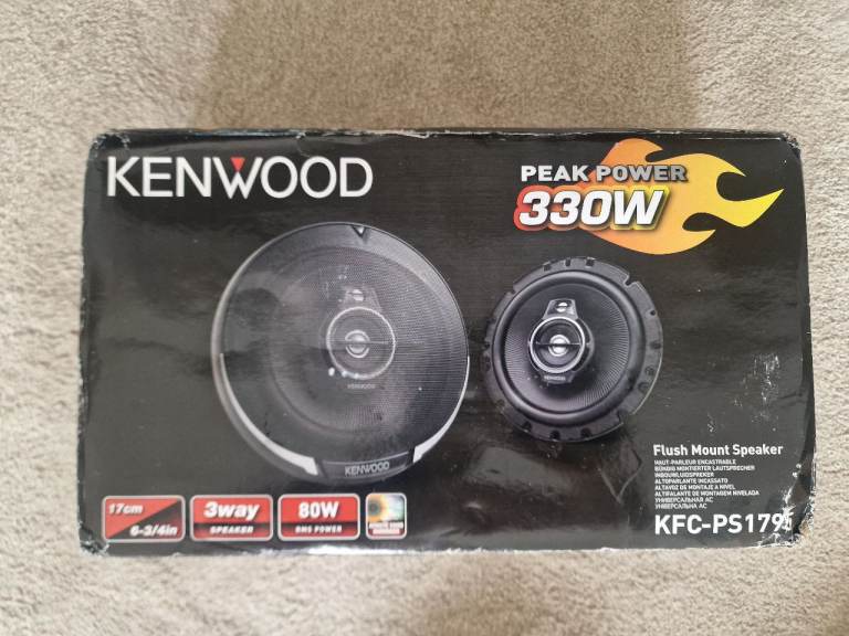 NEW KENWOOD KFC PS1795 SPEAKERS - 6.5 INCH