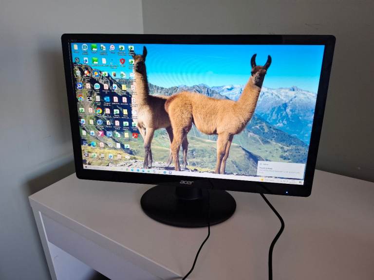 Acer Computer Monitor – Good Condition, Black