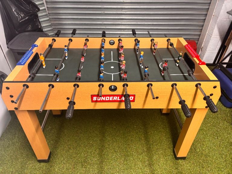 Sunderland SAFC Table Football Game Hand Painted & Unique