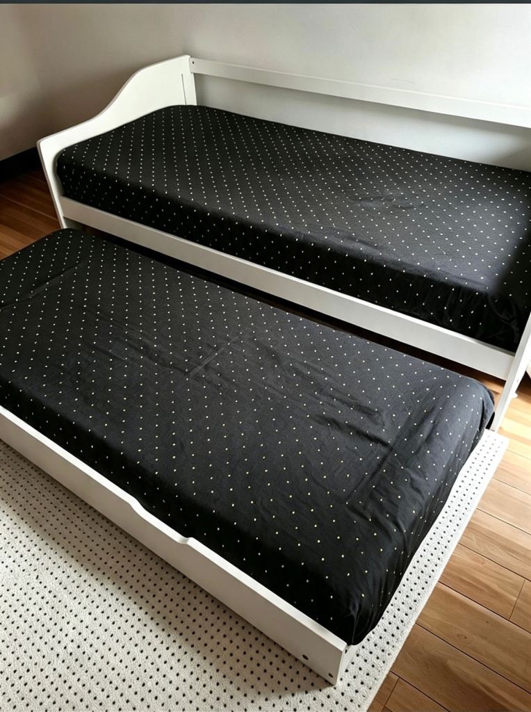 Single pull out trundle bed 