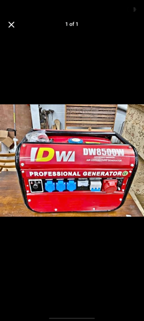 MANUFACTURED model ML8500 silent key start generator 8.5 kva