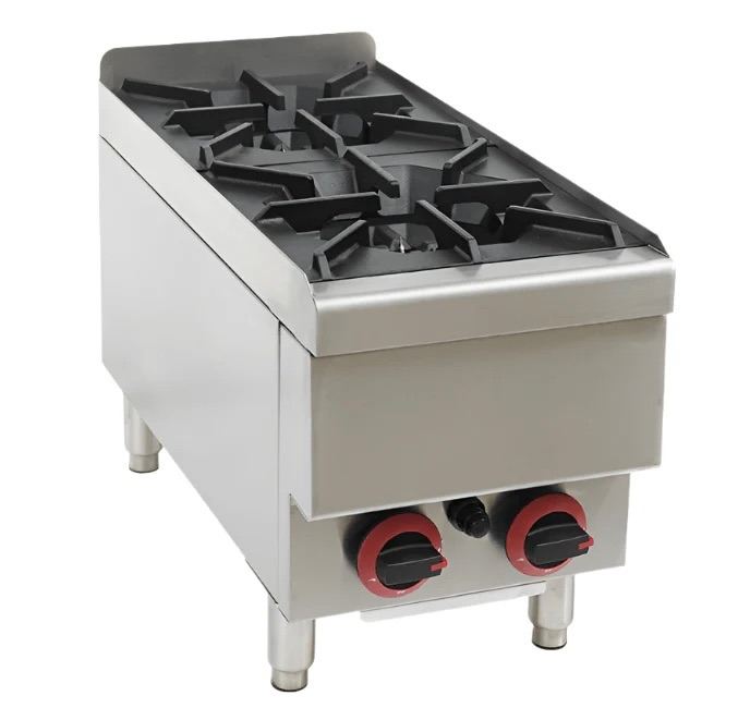Commercial 2 burner cooker brand new top quality cafe shop restaurant 