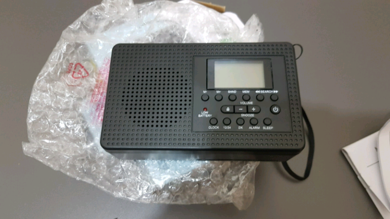 Asda Tech Digital pocket Radio FM/AM