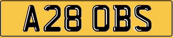 BOBS Cherished Registration Number Plate BOB Bobby ROBERT Bobbie - DVLA Transfer Fee Paid