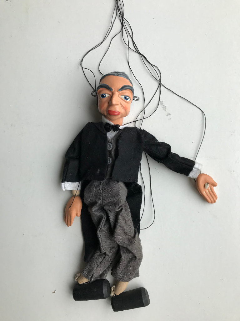 New Very Very Rare Vintage 'Nosey Parker' Puppet