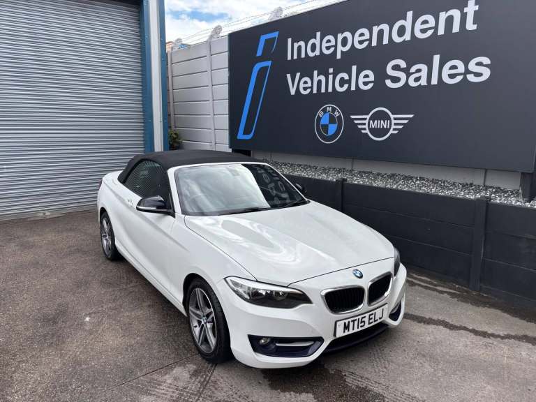 2015 BMW 2 Series 2.0 220i Sport Convertible 2dr Petrol Manual Euro 6 (s/s) (184 ps) Convertible ...