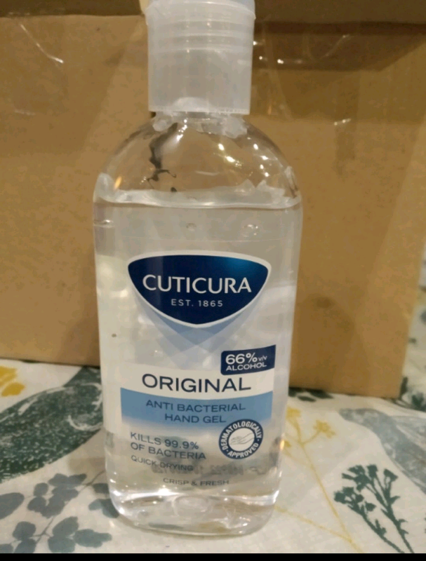9 X Cuticura Original Antibacterial Hand Gel 200ml