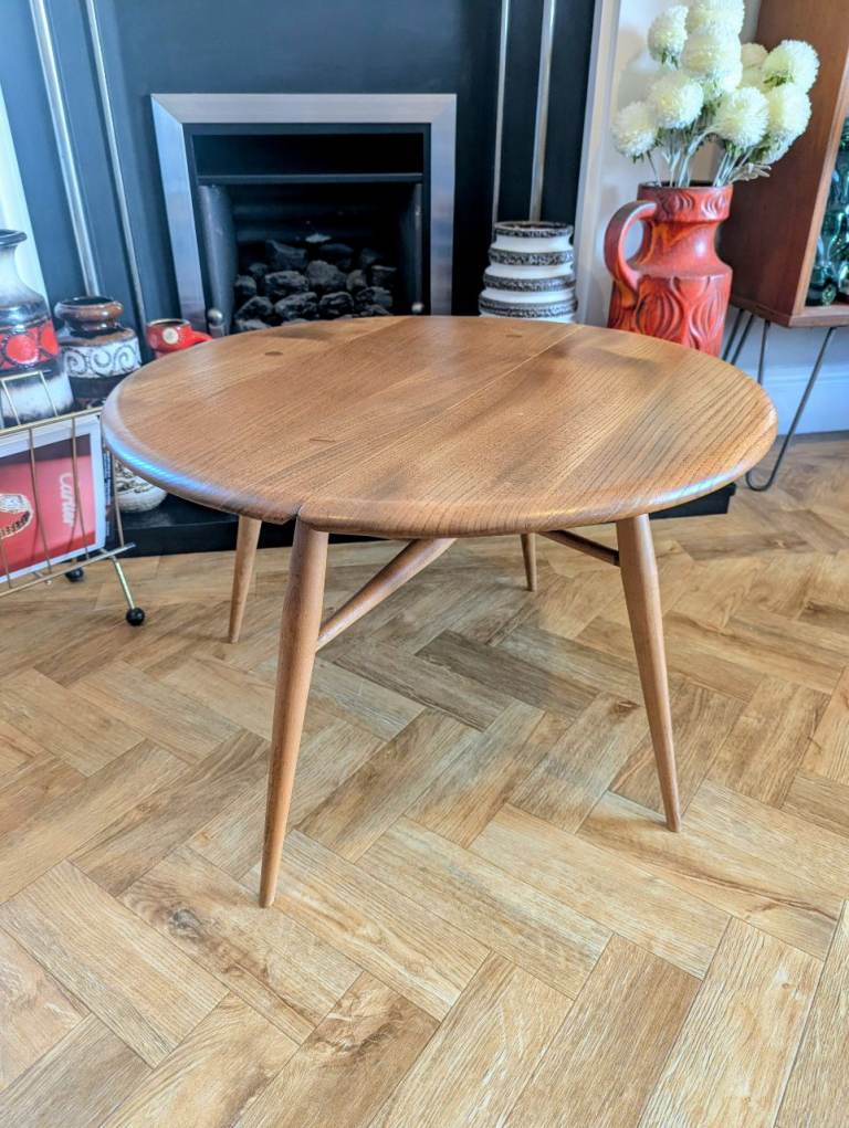 ❤️Lovely Ercol Drop Leaf Coffee Table (Model 203) Elm & Beech 1960s