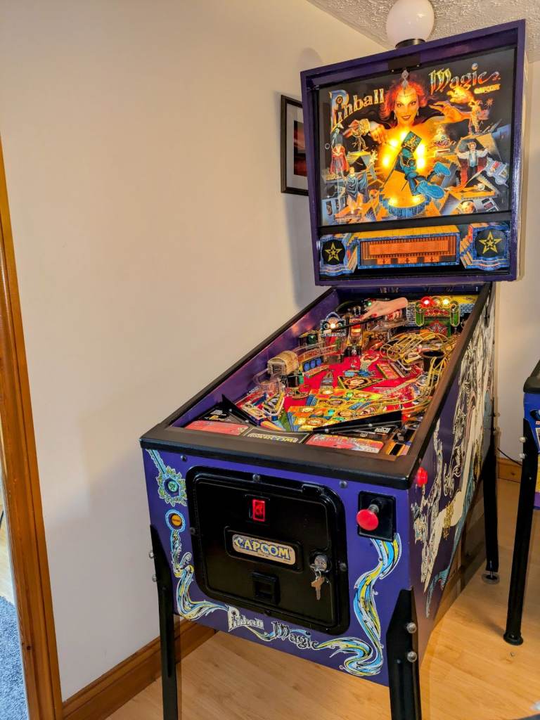 Pinball Magic Pinball Machine By Capcom, Completely overhauled, ready to plug in and enjoy!