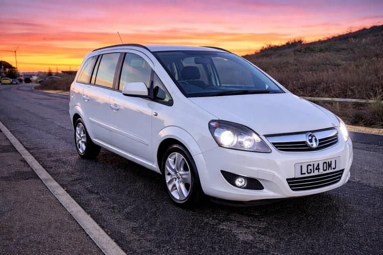2014 Vauxhall Zafira 1.8i [120] Exclusiv 5dr 7 Seats White Manual ULEZ FSH MPV Petrol Manual