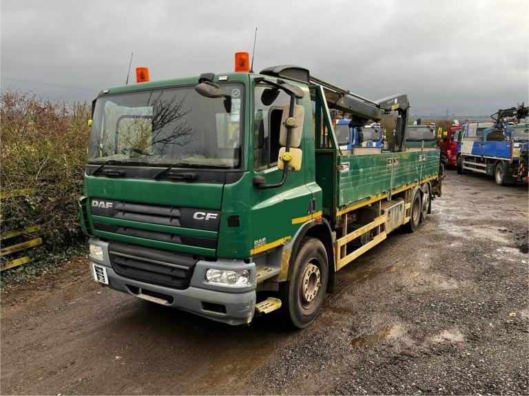 2013 DAF CF 75.310 DROPSIDE WITH HMF 1430 CRANE