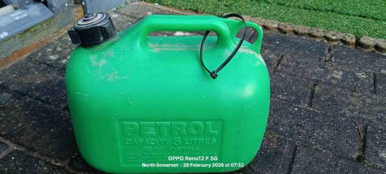 5 liter off diesel in the canister